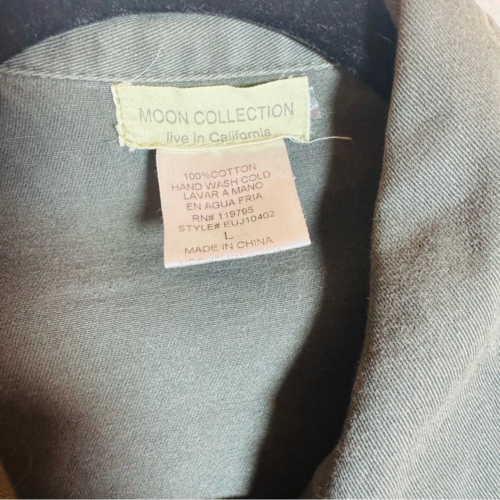Moon Collection Olive Utility Jacket - Picture 2 of 5